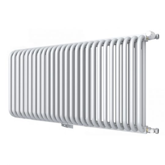 Стальной двухрядный радиатор с квадратным коллектором КЗТО РС 2-500 3/4 схема 9