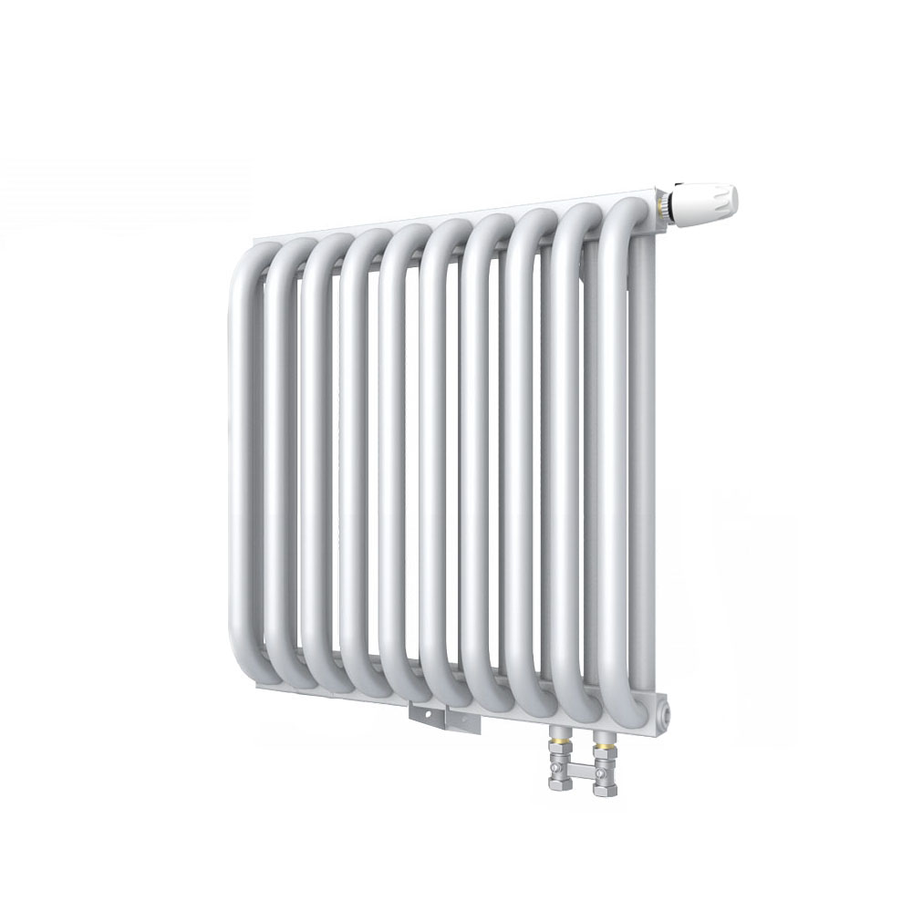 Стальной двухрядный радиатор с квадратным коллектором КЗТО РС 2-500 1/2 нижнее подключение прав цена от 15 633 ₽ Фото Стальной двухрядный радиатор с квадратным коллектором КЗТО РС 2-500 1/2 нижнее подключение прав