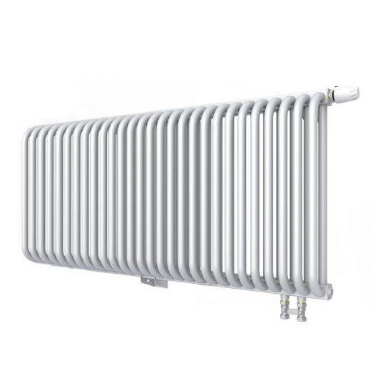 Стальной двухрядный радиатор с квадратным коллектором КЗТО РС 2-500 1/2 нижнее подключение прав схема 10 Стальной двухрядный радиатор с квадратным коллектором КЗТО РС 2-500 1/2 нижнее подключение прав схема 10