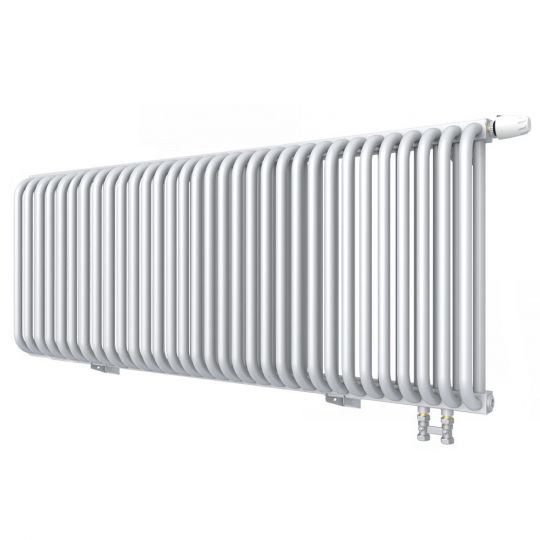 Стальной двухрядный радиатор с квадратным коллектором КЗТО РС 2-500 1/2 нижнее подключение прав схема 12 Стальной двухрядный радиатор с квадратным коллектором КЗТО РС 2-500 1/2 нижнее подключение прав схема 12