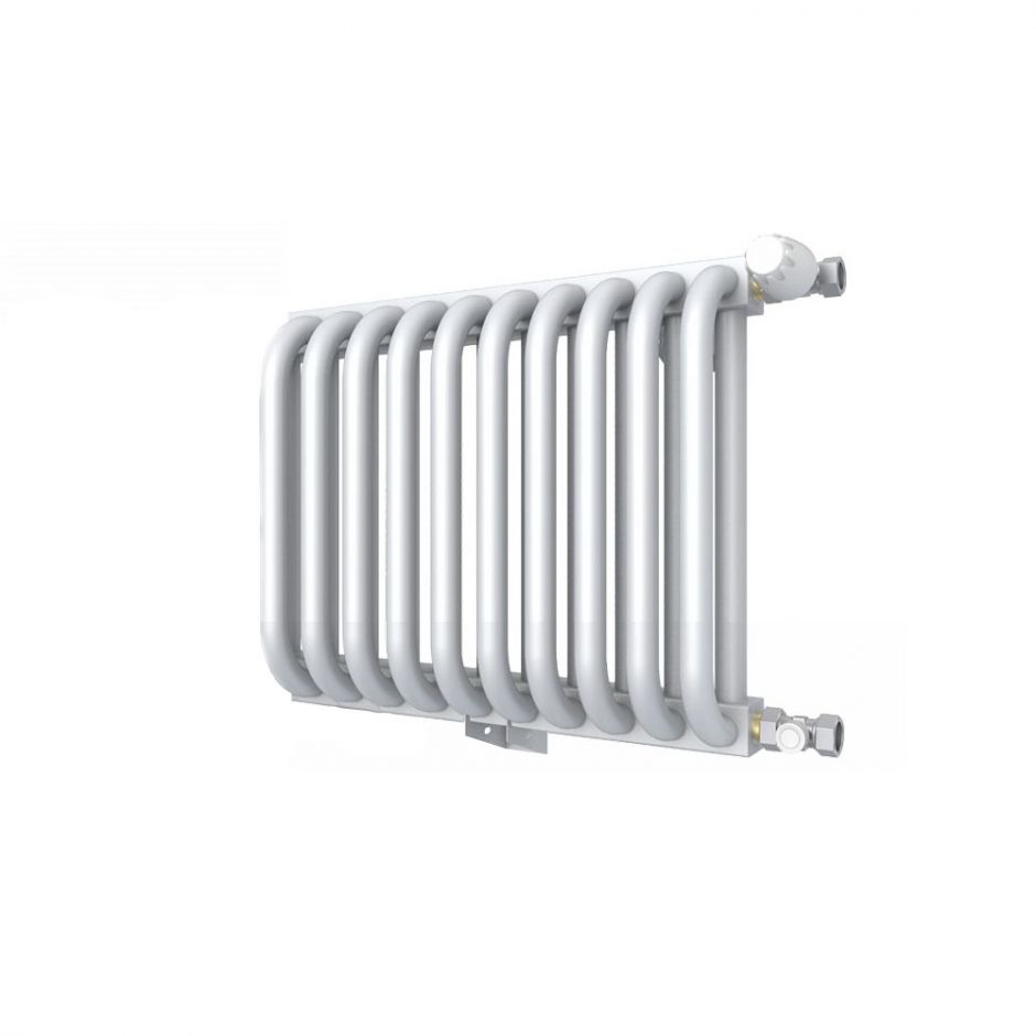 Изображение Низкий двухрядный радиатор с квадратным коллектором КЗТО РС 2-300 3/4