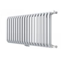 Низкий двухрядный радиатор с квадратным коллектором КЗТО РС 2-300 3/4 схема 5