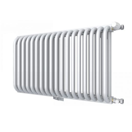 Низкий двухрядный радиатор с квадратным коллектором КЗТО РС 2-300 3/4 схема 5