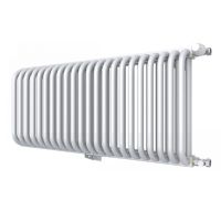 Низкий двухрядный радиатор с квадратным коллектором КЗТО РС 2-300 3/4 схема 7