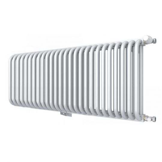 Низкий двухрядный радиатор с квадратным коллектором КЗТО РС 2-300 3/4 схема 9