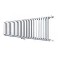 Низкий двухрядный радиатор с квадратным коллектором КЗТО РС 2-300 3/4 схема 10