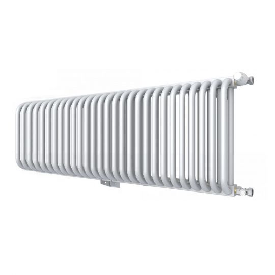 Низкий двухрядный радиатор с квадратным коллектором КЗТО РС 2-300 3/4 схема 10