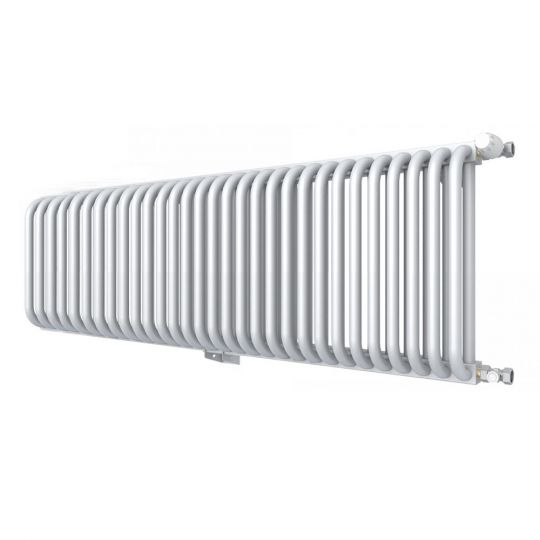 Низкий двухрядный радиатор с квадратным коллектором КЗТО РС 2-300 3/4 схема 11