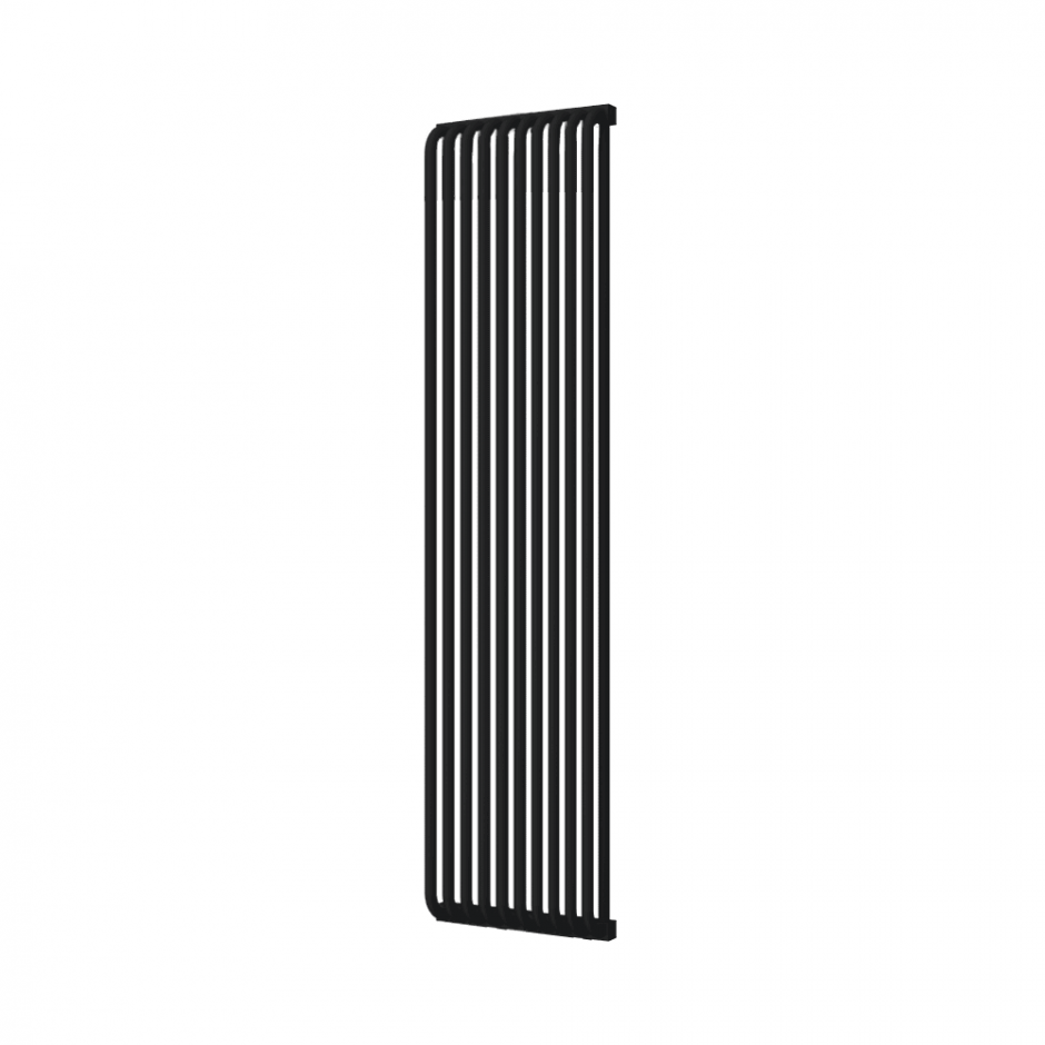 Стальной двухрядный радиатор с квадратным коллектором КЗТО РС 2-1750 3/4 RAL9005 матовый