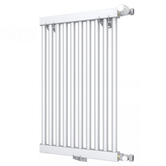 Трубчатый однорядный радиатор с квадратным коллектором КЗТО РС 1-750 схема 1