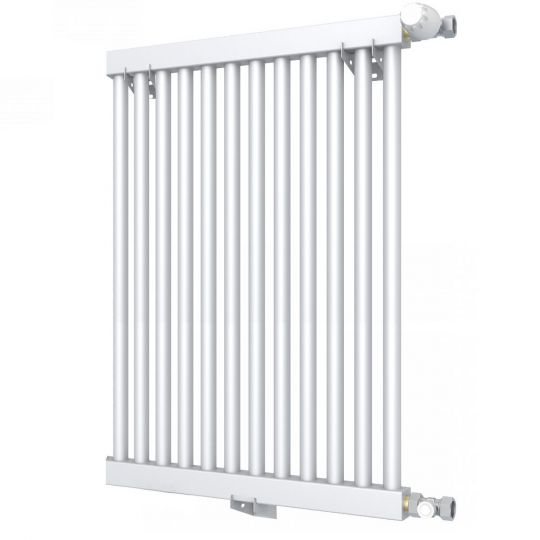 Трубчатый однорядный радиатор с квадратным коллектором КЗТО РС 1-750 схема 2