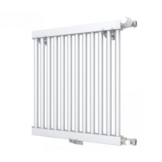 Трубчатый однорядный радиатор с квадратным коллектором КЗТО РС 1-500 схема 2 Трубчатый однорядный радиатор с квадратным коллектором КЗТО РС 1-500 схема 2