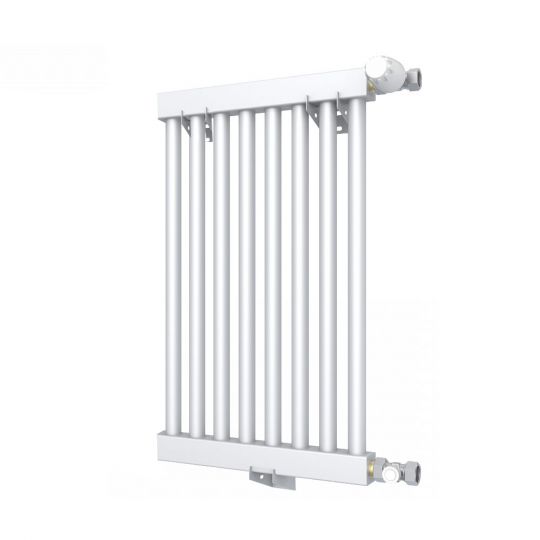 Трубчатый однорядный радиатор с квадратным коллектором КЗТО РС 1-500 схема 3 Трубчатый однорядный радиатор с квадратным коллектором КЗТО РС 1-500 схема 3