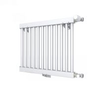 Низкий однорядный радиатор с квадратным коллектором КЗТО РС 1-300 схема 2