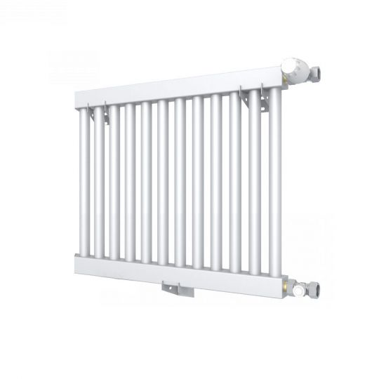 Низкий однорядный радиатор с квадратным коллектором КЗТО РС 1-300 схема 2