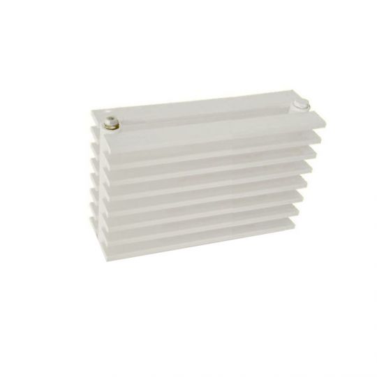 Двухрядный низкий  радиатор КЗТО Параллели Г2-300 шаг 25мм схема 6