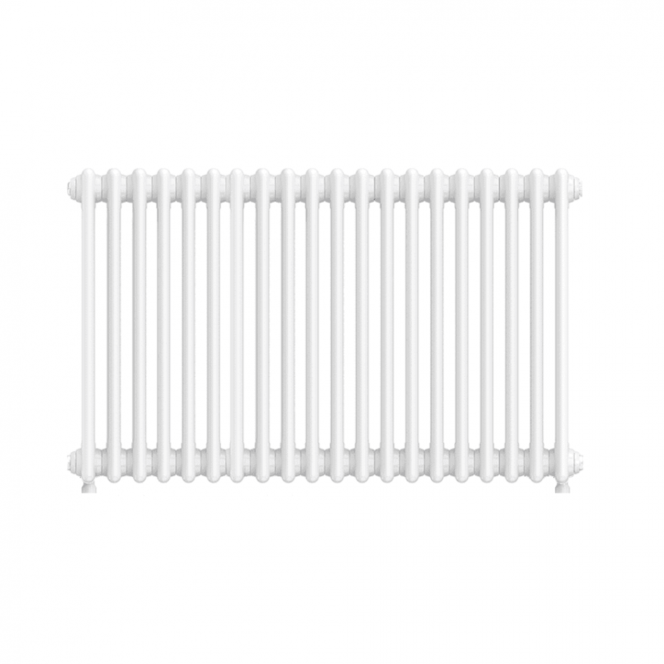 Трубчатый радиатор КЗТО Bataria 2-500-20 подключение нижнее седловое без встроенного термоклапана S RAL 9016