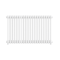 Трубчатый радиатор КЗТО Bataria 2-500-20 подключение нижнее седловое без встроенного термоклапана S RAL 9016 схема 1