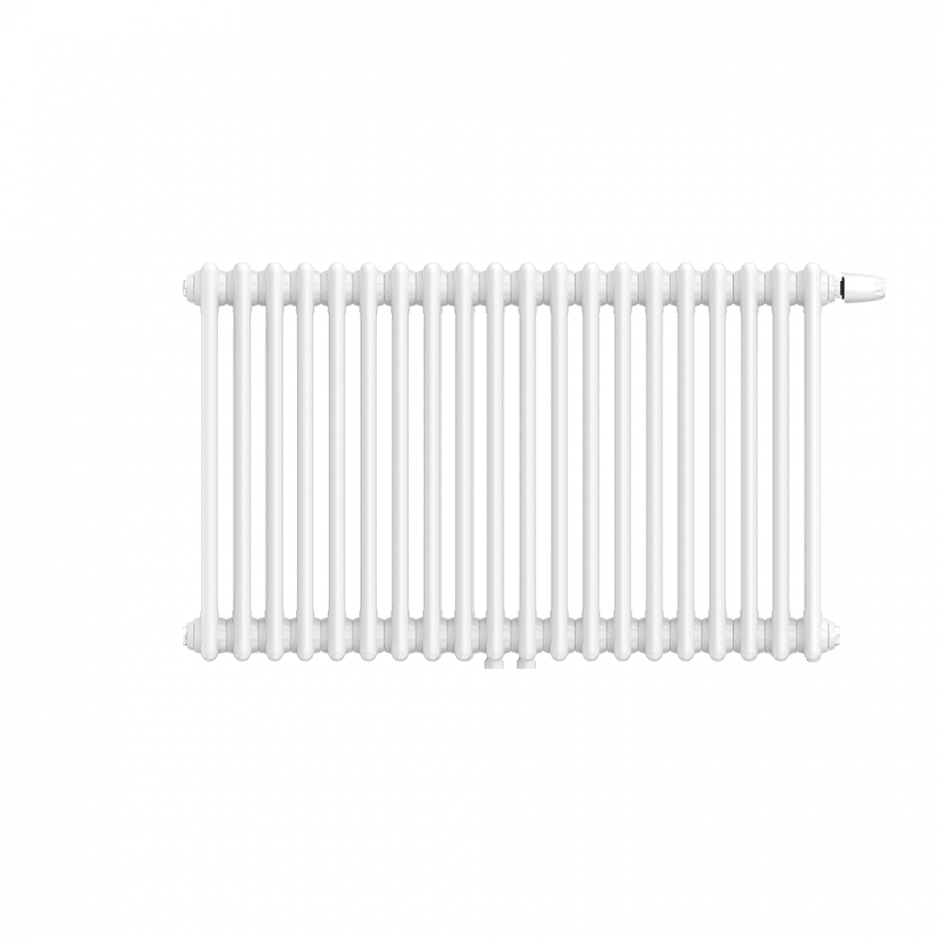 Трубчатый радиатор КЗТО Bataria 2-500 UT нижнее универсальное подключение RAL 9016 ФОТО