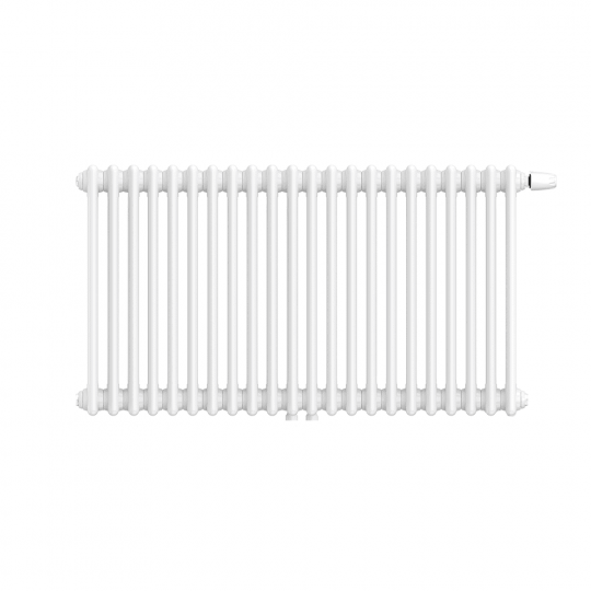 Трубчатый радиатор КЗТО Bataria 2-500 UT нижнее универсальное подключение RAL 9016 схема 6