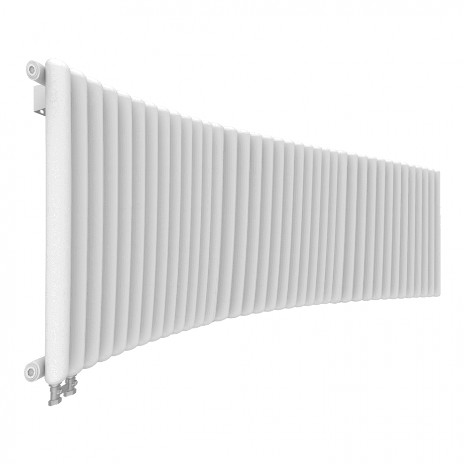 Трубчатый радиатор КЗТО Гармония  С40 1-500-32 нижнее подключение лев Rвнутр3835 RAL 9016