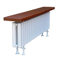 Стальной радиатор-скамейка КЗТО Завалинка Гармония 2-300-16 схема 3