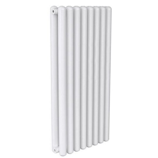 Стальной радиатор КЗТО Гармония с торцами полусферической трубки в два ряда  С40 2-1250 схема 3