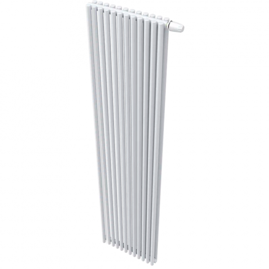 Стальной двухрядный радиатор КЗТО Гармония с тонкими трубками А25 N 2-1750 нижнее подключение схема 2