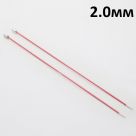 фото Спицы прямые  ZING Knit Pro алюминиевые 30 см 2.0 мм