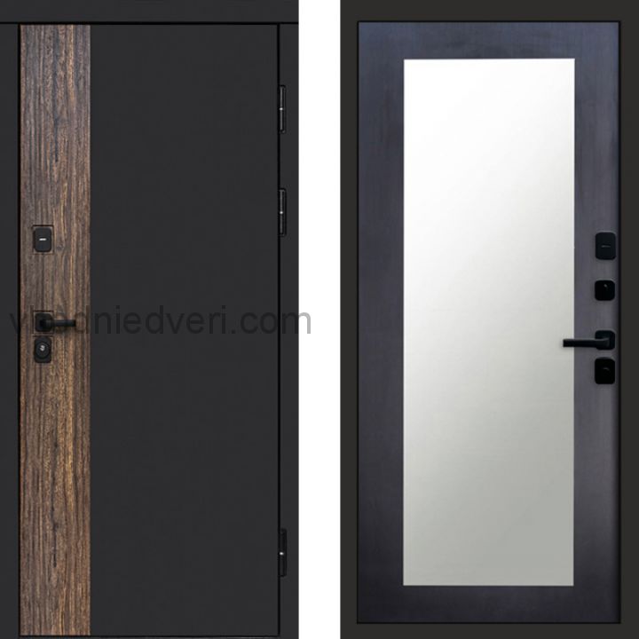 Входная дверь Termo-door ТОР - Зеркало триумф Венге