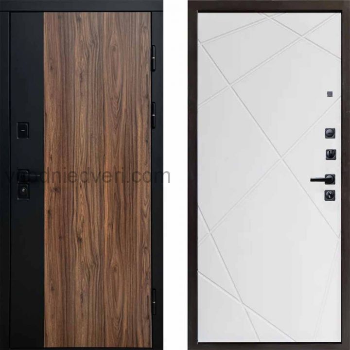 Входная дверь Termo-door Флэш - Лучи Белый