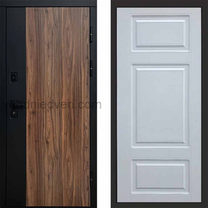 Входная дверь Termo-door Флэш - Лион Белый софт
