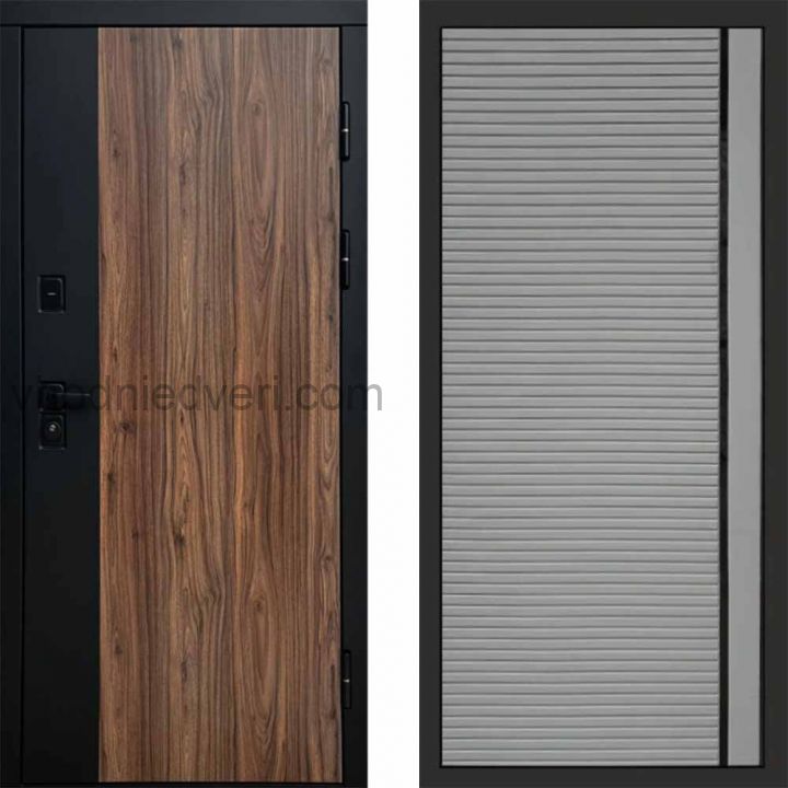 Входная дверь Termo-door Флэш - Porte Грей софт