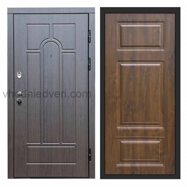 Входная дверь Termo-door Модена Венге - Лион Дуб