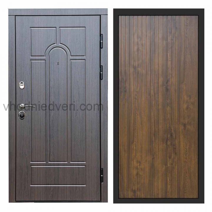 Входная дверь Termo-door Модена Венге - FLAT Дуб