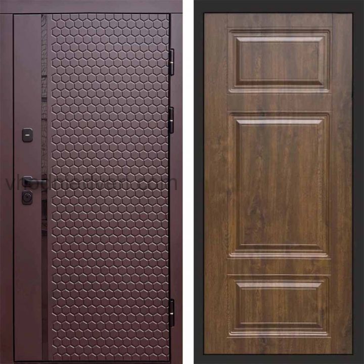 Входная дверь Termo-door Simple Шоколад - Лион Дуб