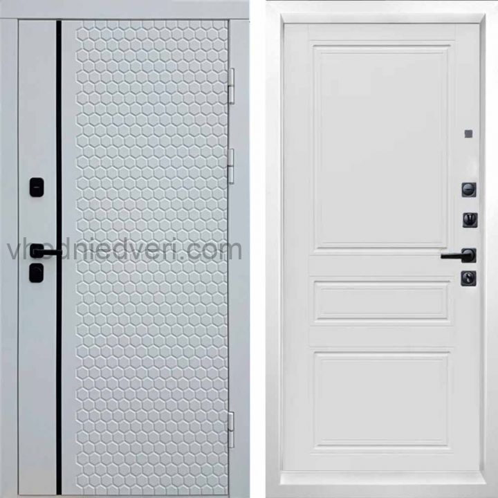 Входная дверь Termo-door Simple White - Классика Лиственница