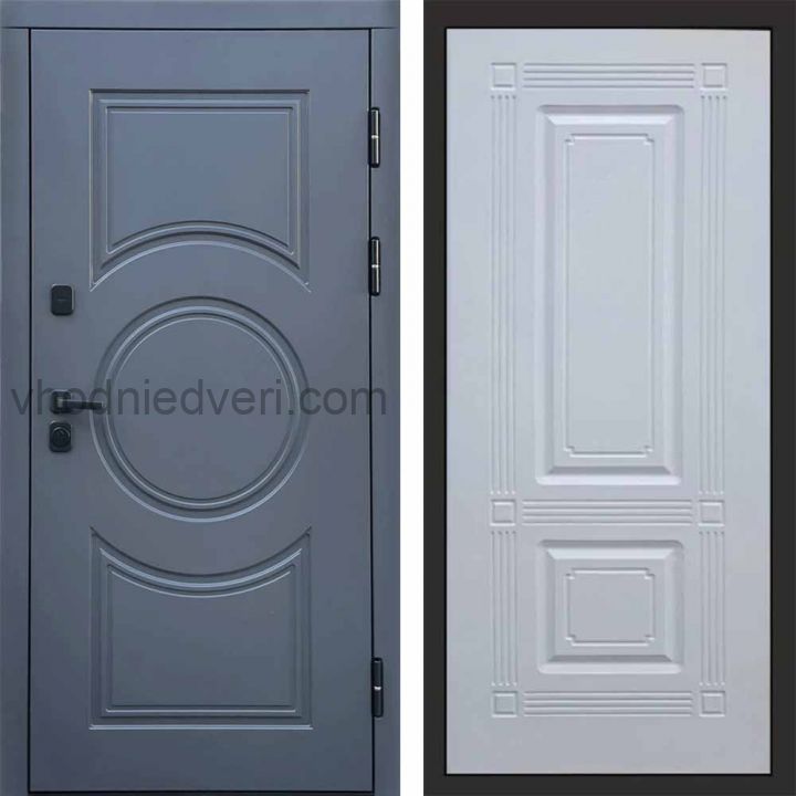 Входная дверь Termo-door Сфера - Мадрид Белый софт