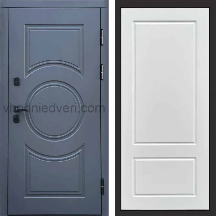 Входная дверь Termo-door Сфера - Марсель Белый софт