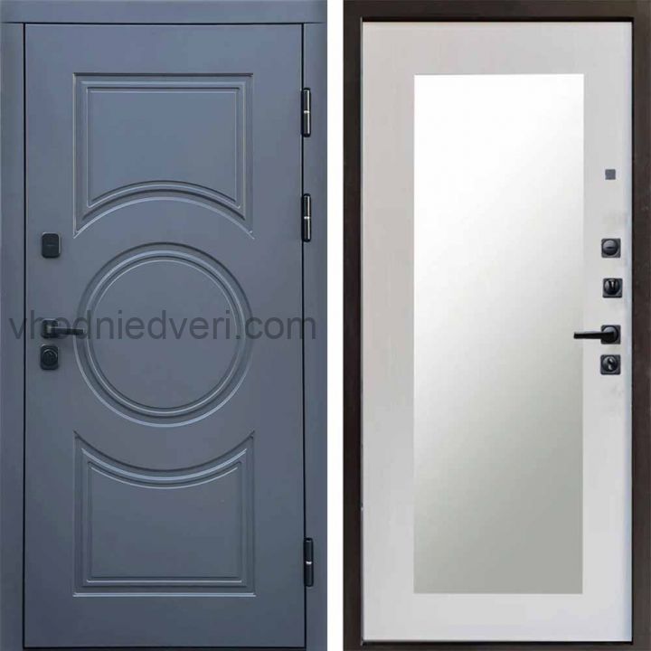 Входная дверь Termo-door Сфера - Зеркало триумф Лиственница