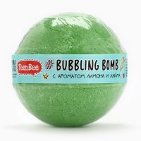 Бомбочка для ванны, 130 г, аромат лимона и лайма, TeenBee