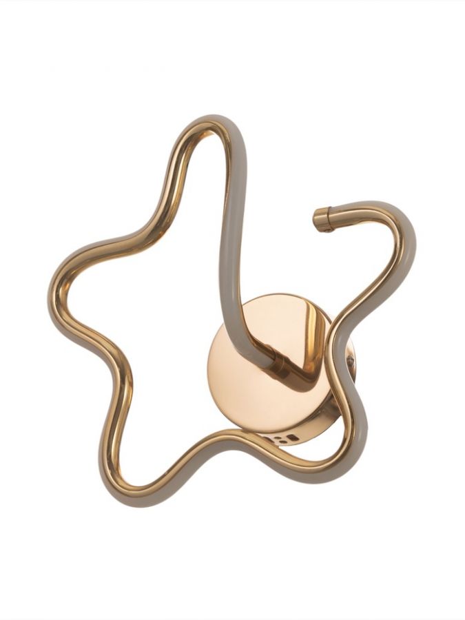 Бра настенное BayerLux Valentina, 14 Вт, LEd, 4000-6000К, золото, 25?25?13 см