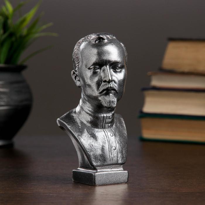 Бюст «Дзержинский», фигурка гипс, металлик, 6?12?6 см