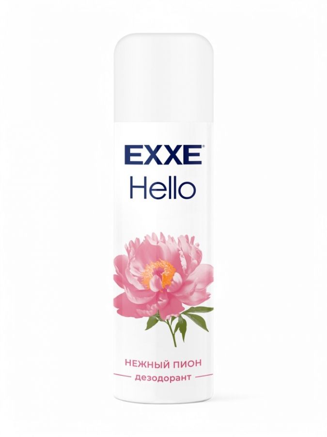 Женский дезодорант-аэрозоль EXXE Hello нежный пион, 150 мл