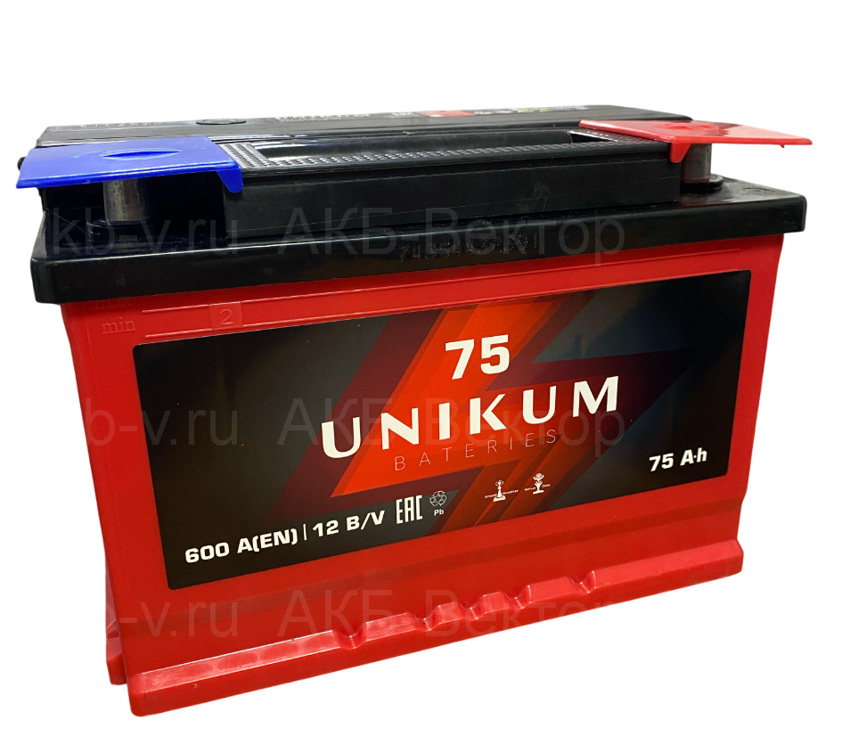 АКБ Unikum 75Ач 600А(EN)