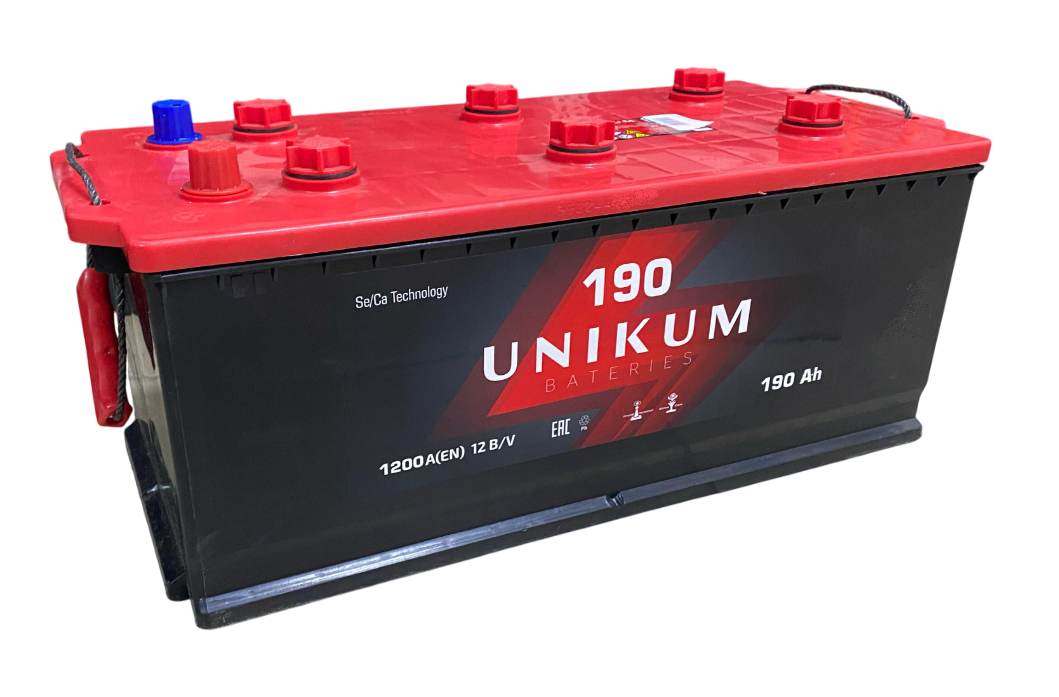 АКБ Unikum 190Ач 1200А(EN) 6СТ190 конус АКБ Unikum 190Ач 1200А(EN) 6СТ190 конус