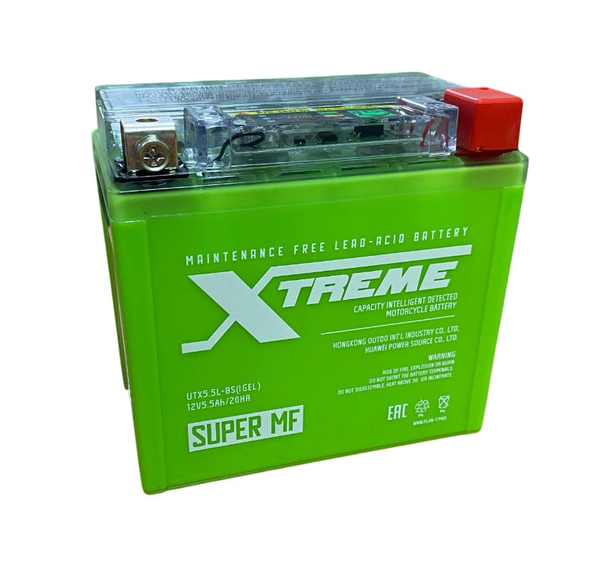 АКБ Xtreme iGel 5Ач UTX5,5L (YTX5L-BS) 70А(ССА) 25г