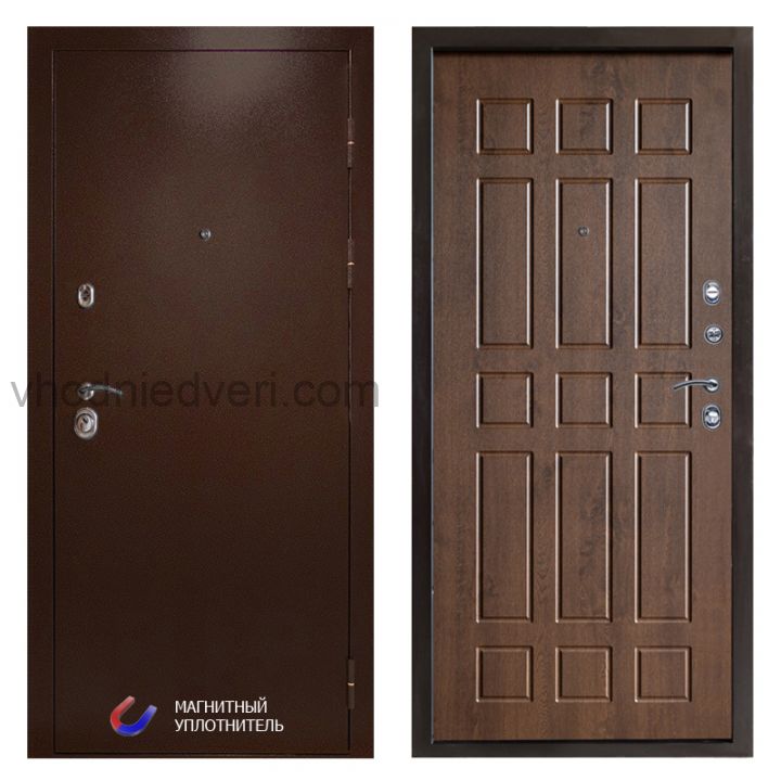 Входная дверь Termo-door Техно Медь - Спарта Дуб