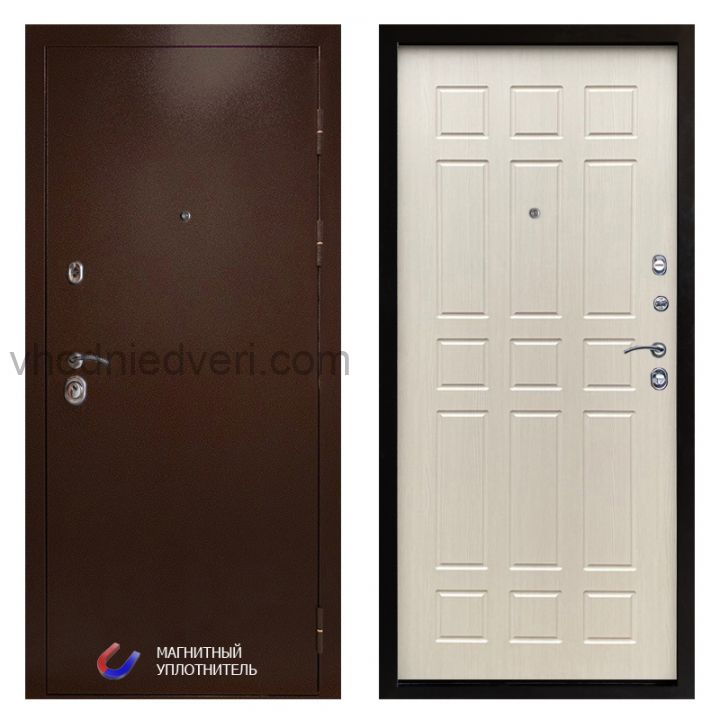 Входная дверь Termo-door Техно Медь - Спарта Лиственница