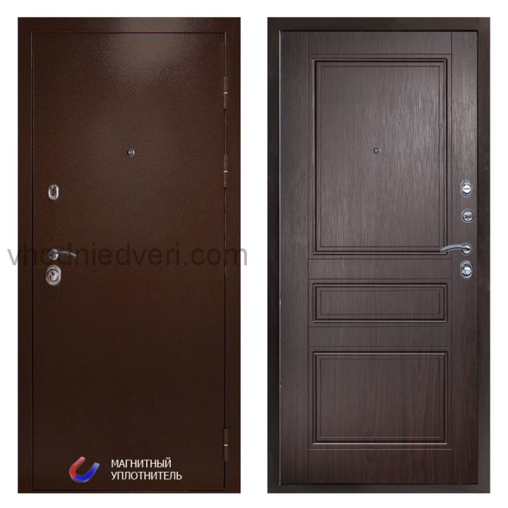 Входная дверь Termo-door Техно Медь - Класскика Венге